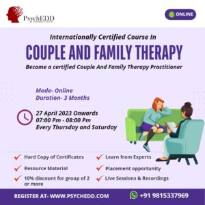 Certificate Course in Couples and Family Therapy