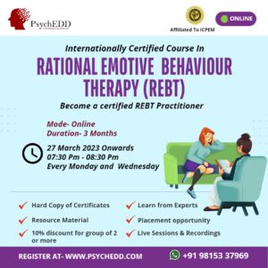 Certificate Course on Rational Emotive Behaviour Therapy (REBT)